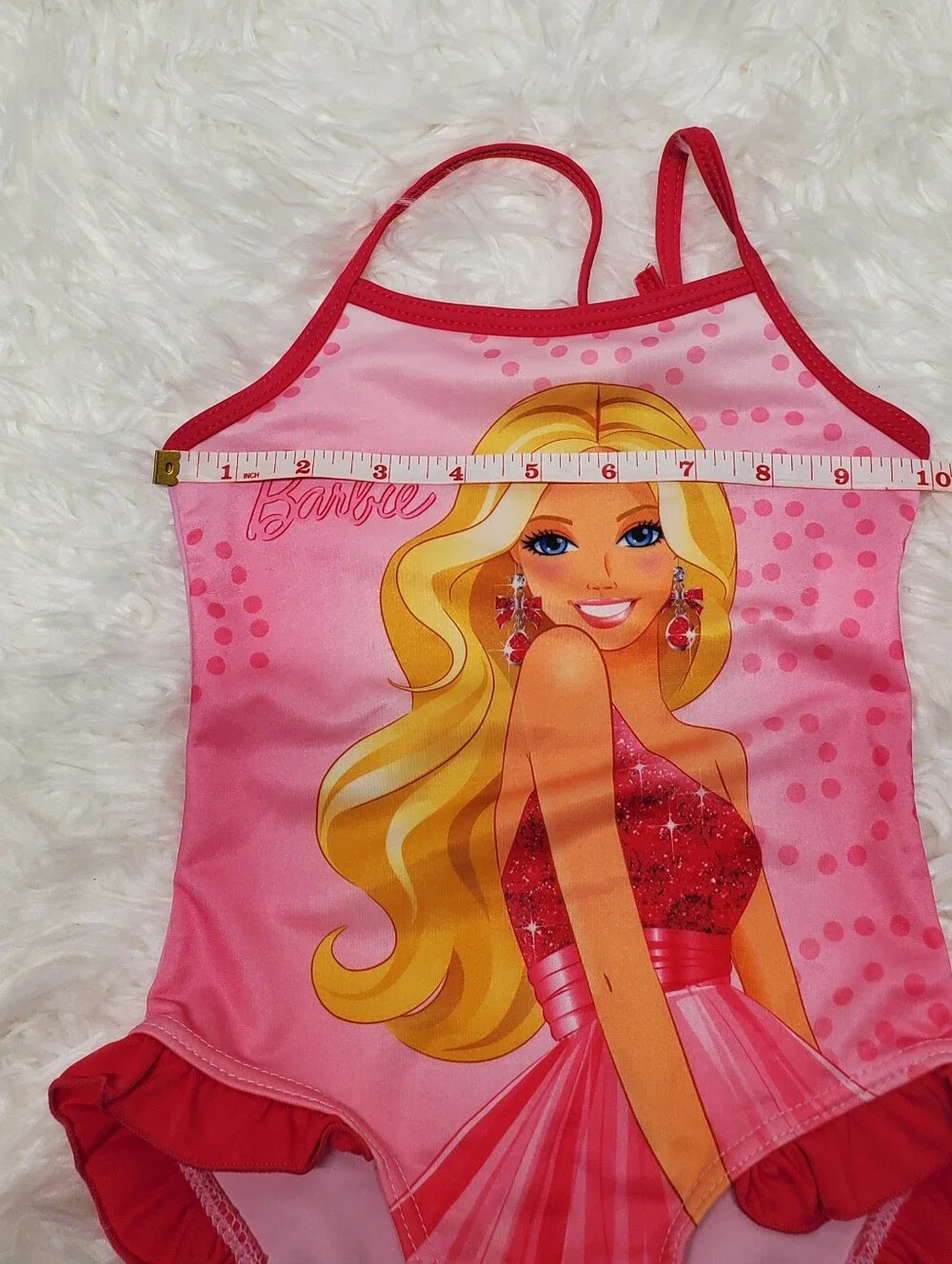 2000s y2k barbie 2011 girls bathing suit one piece vintage rare cute